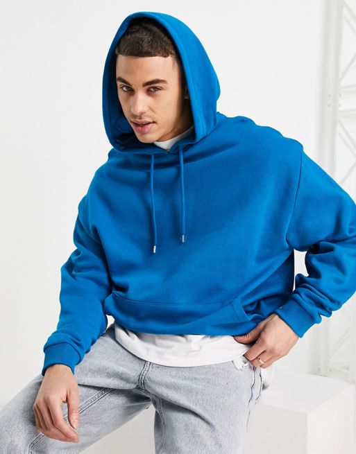 ASOS DESIGN oversized hoodie in blue | ASOS