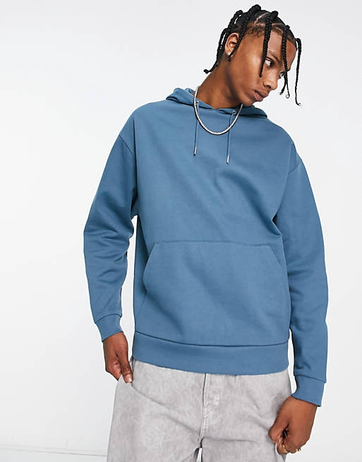 ASOS DESIGN oversized hoodie in blue | ASOS