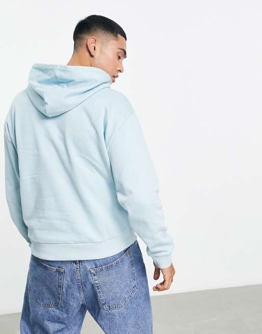 ASOS DESIGN oversized hoodie in blue