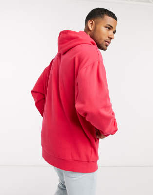 hot pink oversized hoodie