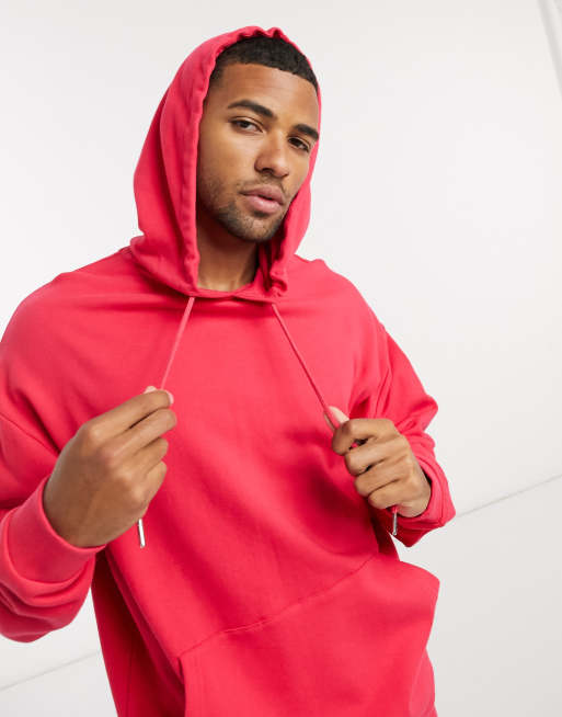 Neon pink best sale oversized hoodie