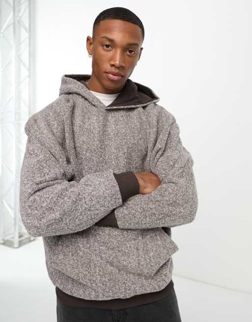 Asos sherpa hot sale hoodie