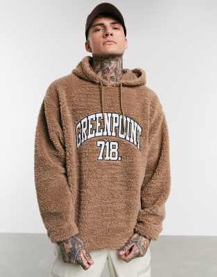 asos teddy hoodie