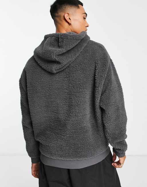 Sherpa hotsell hoodie asos