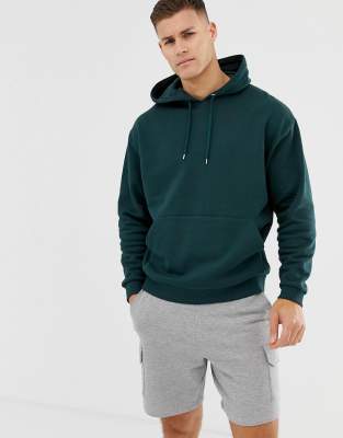 asos green hoodie