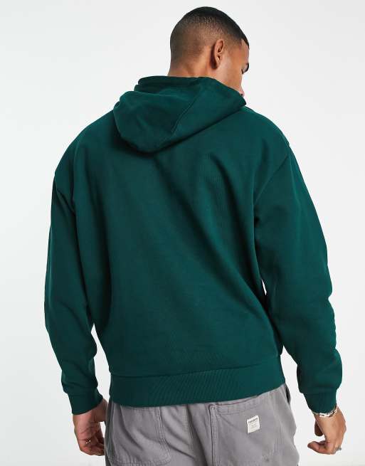 ASOS DESIGN oversized hoodie with Christmas Grinch print in green