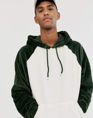 asos fur hoodie