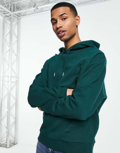 Forest green hoodie mens hot sale