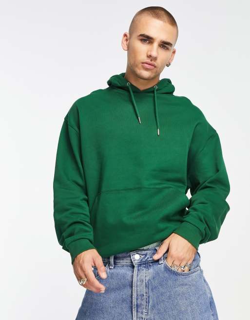 ASOS DESIGN oversized hoodie in forest green | ASOS