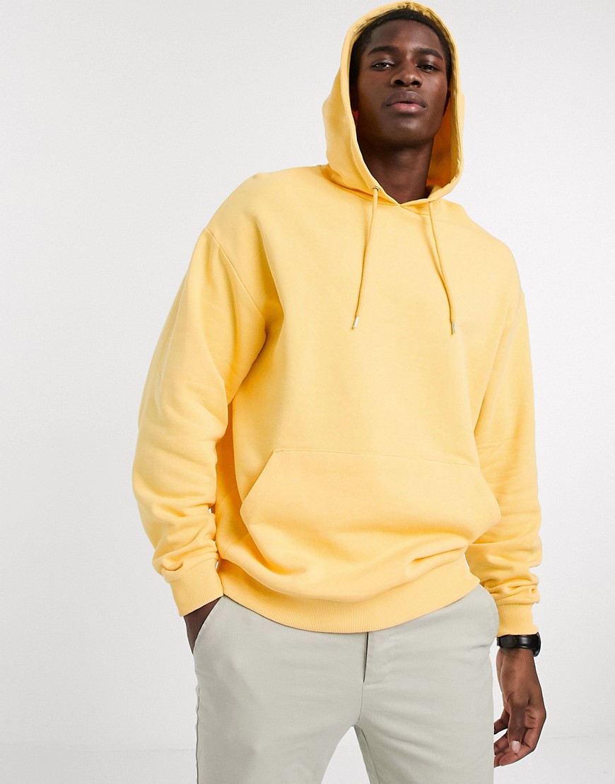 ASOS DESIGN - Oversized hoodie in geel
