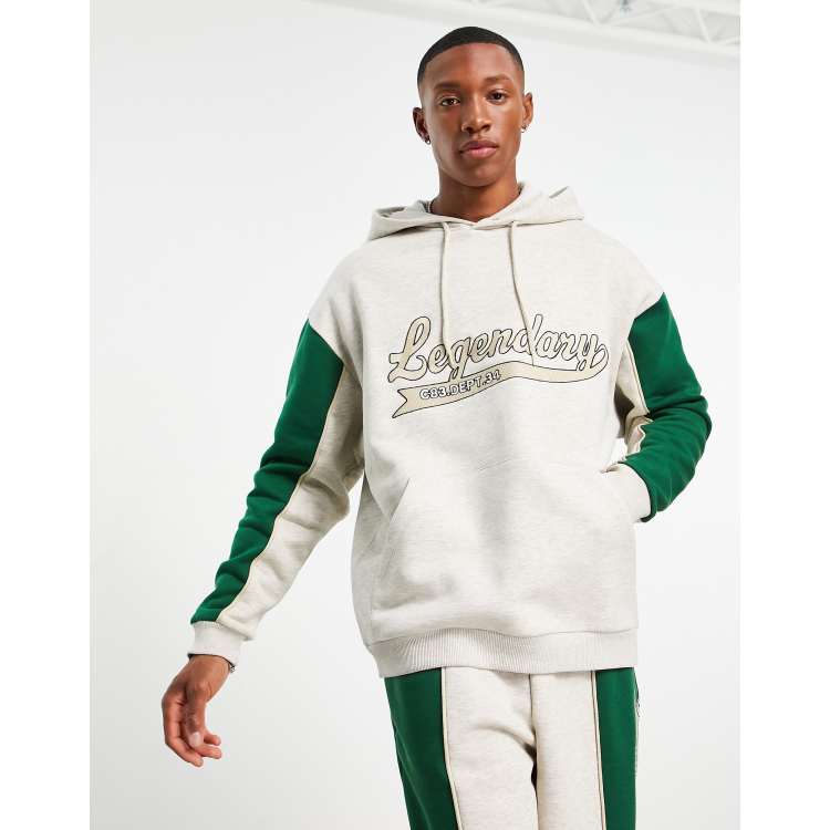 Green colour hoodie sale