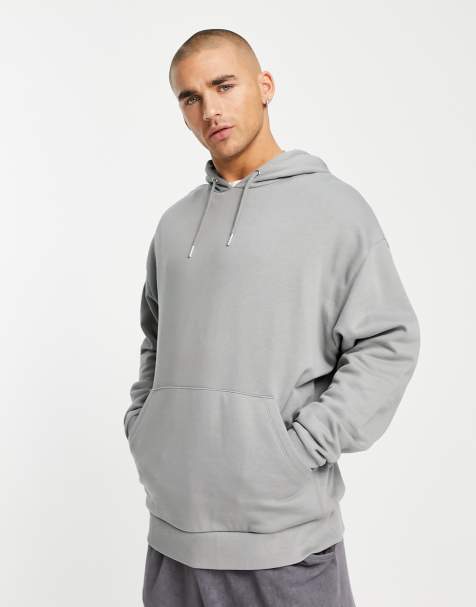 ASOS Heavyweight Oversized Hoodie in Red for Men