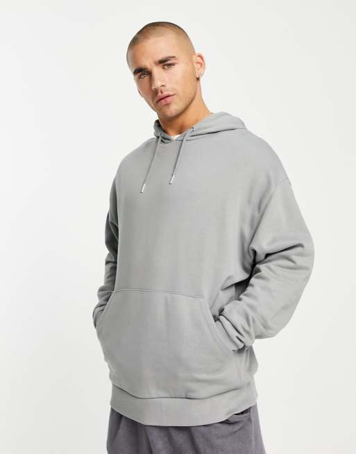 ASOS DESIGN oversized hoodie in gray | ASOS