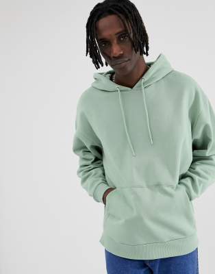 asos green hoodie