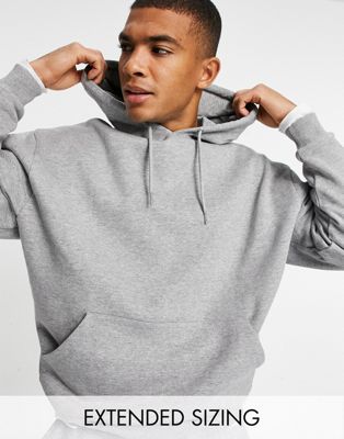 ASOS DESIGN oversized hoodie in grey marl - ASOS Price Checker