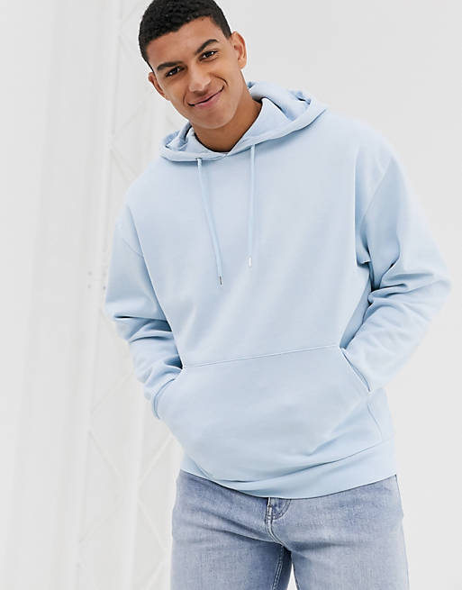 ASOS DESIGN oversized hoodie in light blue | ASOS