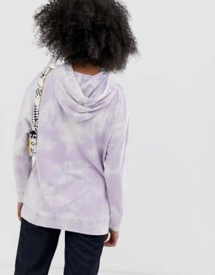 lilac tie dye hoodie