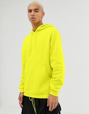 lime green hooded sweatshirt