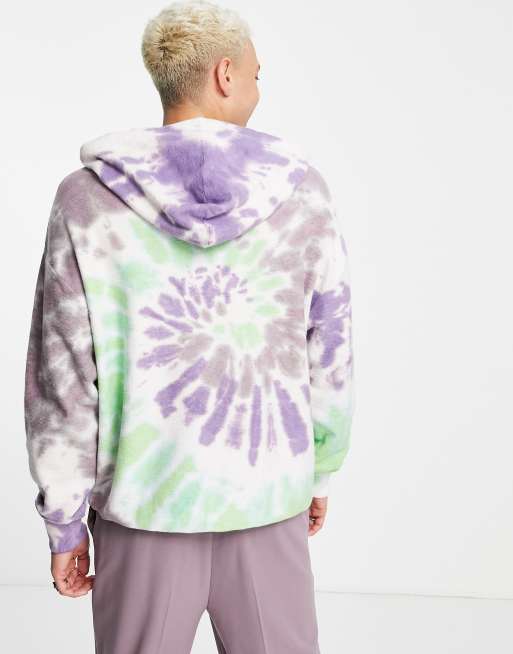 Tie dye new arrivals hoodie asos
