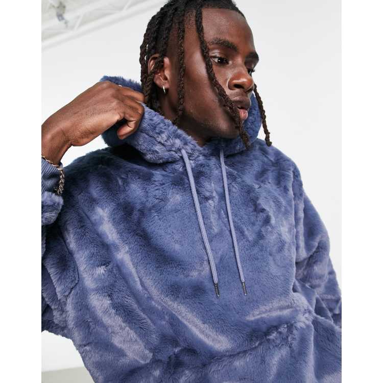 Urban outfitters clearance faux fur hoodie