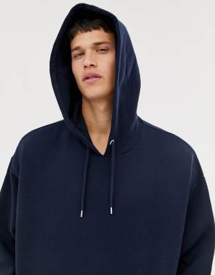 oversized navy hoodie