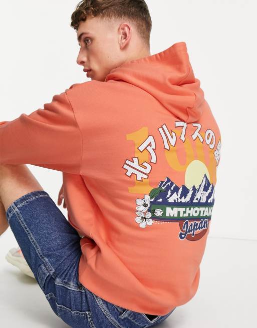 Orange hoodie asos 2025