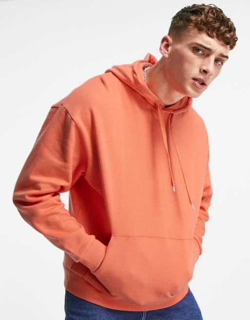 Orange hoodie cheap asos