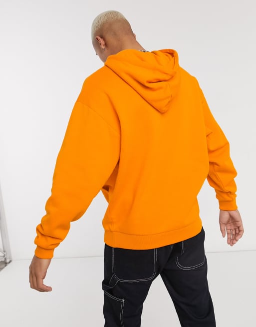 Orange hoodie asos hotsell