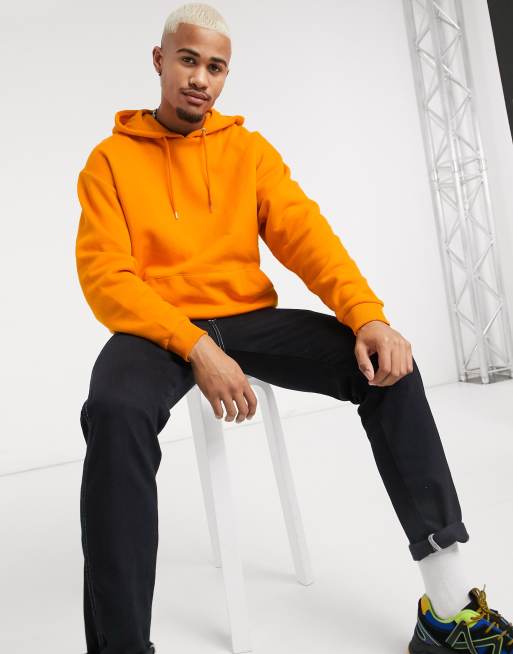 ASOS DESIGN oversized hoodie in orange | ASOS