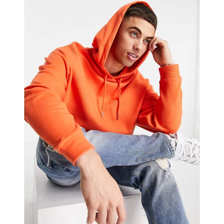 ASOS DESIGN oversized hoodie in orange ASOS
