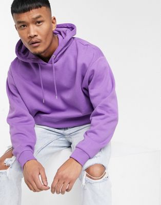 ASOS DESIGN - Oversized hoodie in paars