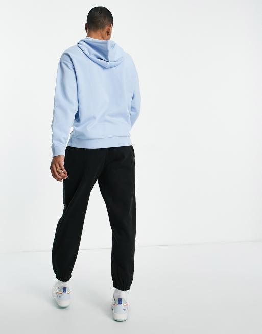 ASOS DESIGN oversized hoodie in turquoise blue