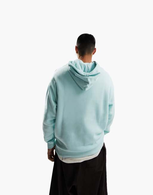 ASOS DESIGN oversized hoodie in pastel blue