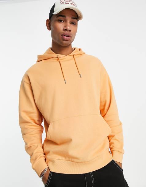 Orange colour hoodies sale