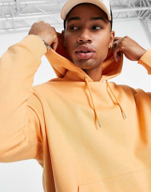 ASOS DESIGN oversized hoodie in pastel orange ASOS