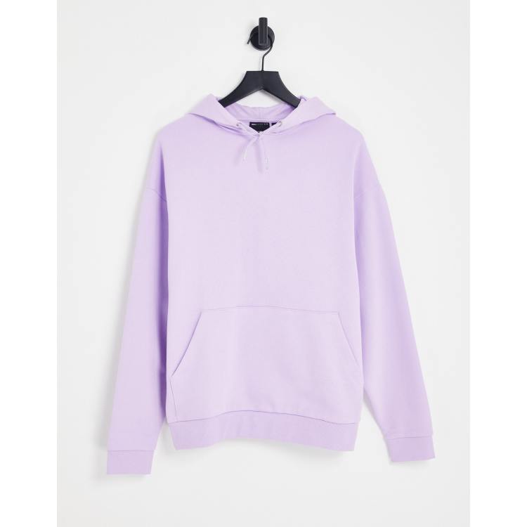 ASOS DESIGN oversized hoodie in pastel purple