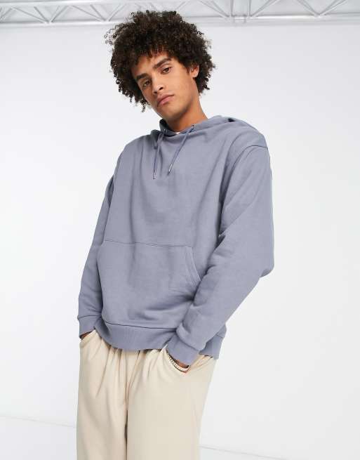 H&M Men's Oversized Fit Printed Hoodie