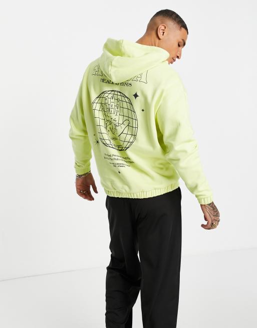 Asos yellow online hoodie