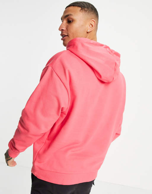 ASOS DESIGN oversized hoodie in pink (part of a set) - PINK, 2 of 4