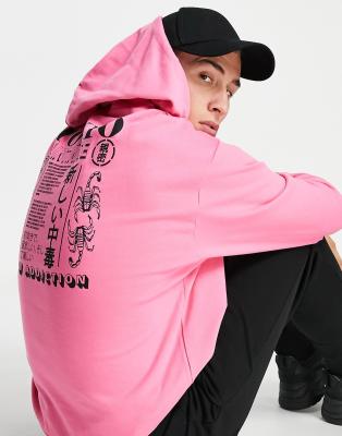 asos pink hoodie