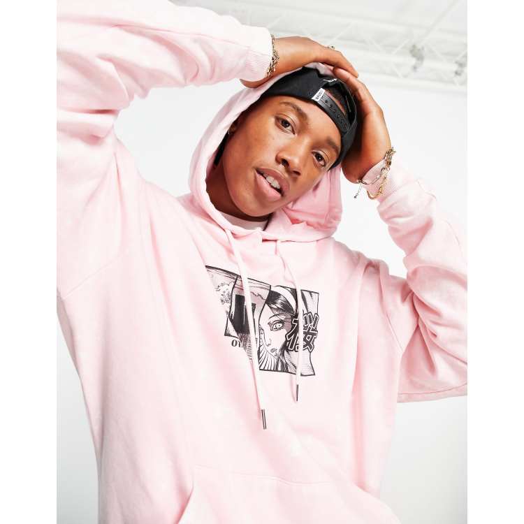 Asos shop pink hoodie