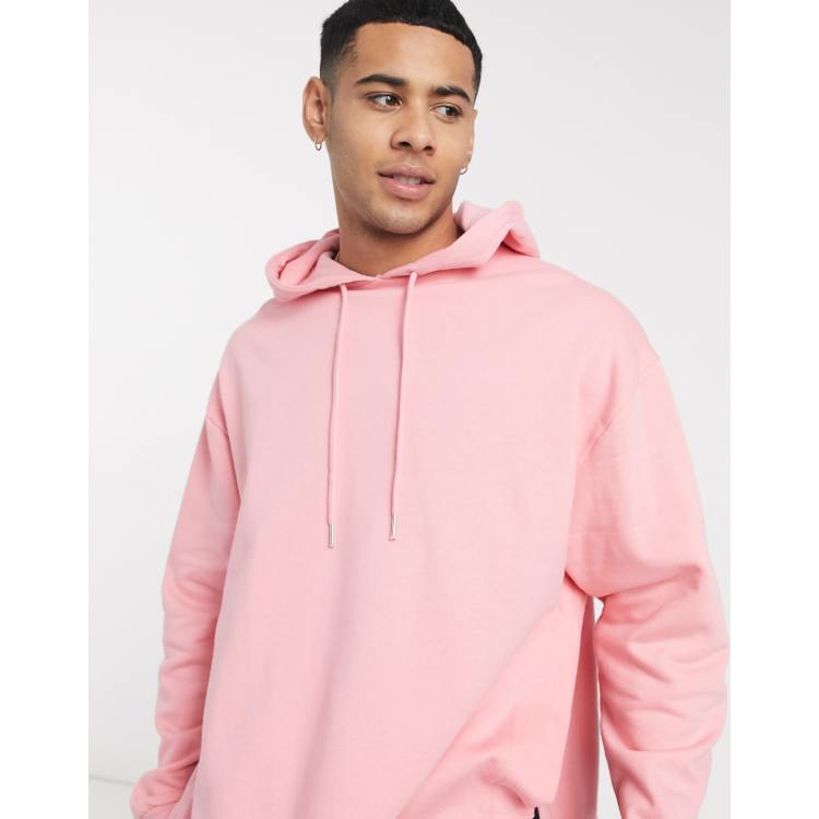 Pink oversized shop hoodie mens