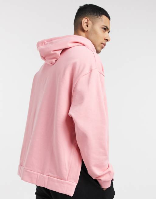 mens hoodie with side slits