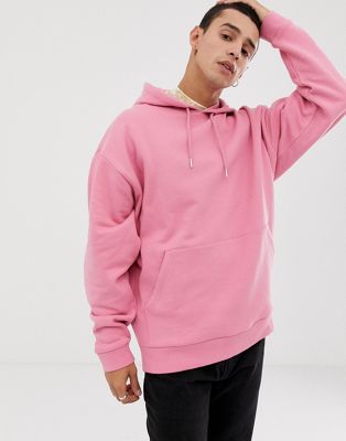 ASOS DESIGN oversized hoodie in pink | ASOS