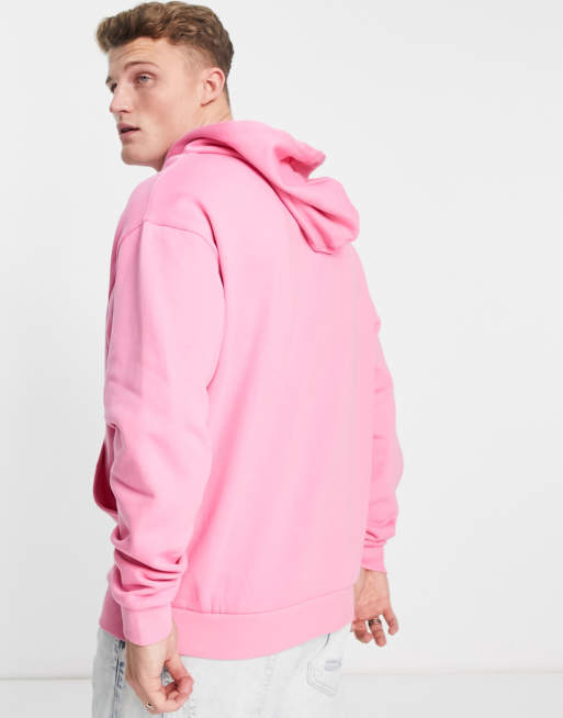 ASOS DESIGN oversized hoodie in pink | ASOS