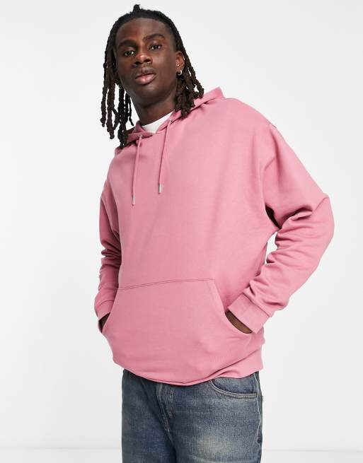 ASOS DESIGN oversized hoodie in pink | ASOS