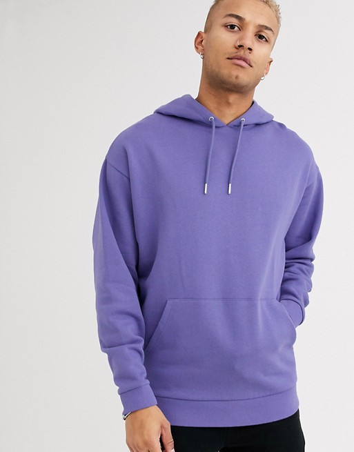 ASOS DESIGN oversized hoodie in purple | ASOS