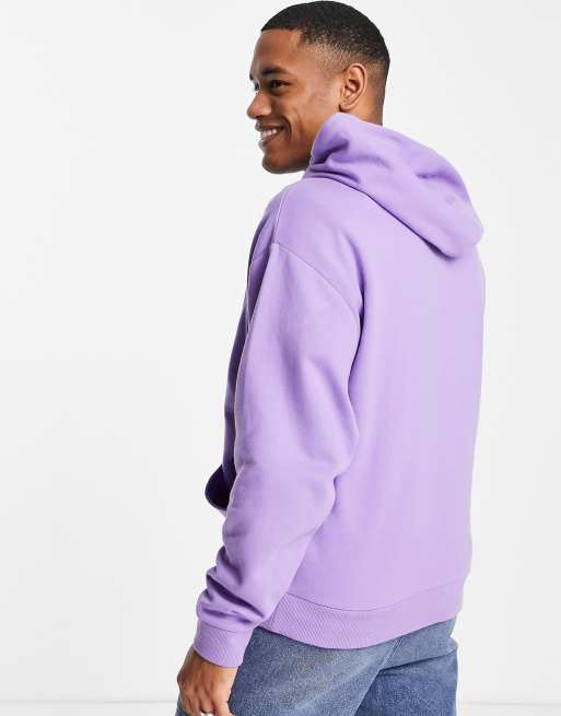 ASOS DESIGN oversized hoodie in purple