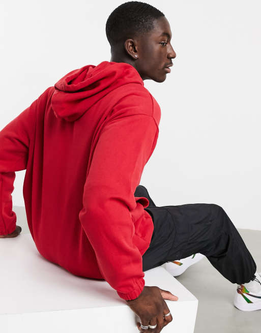 Red cheap hoodie asos