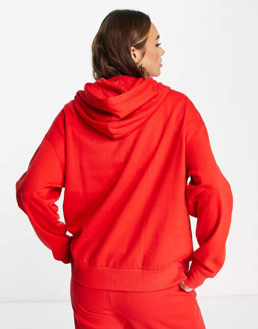 ASOS DESIGN oversized hoodie in red ASOS